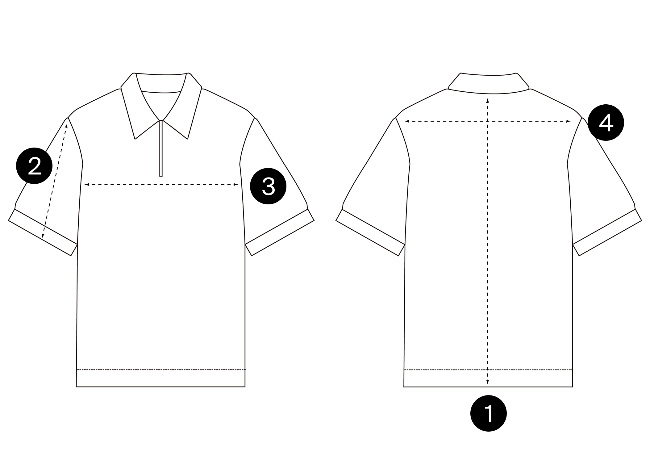 Üst beden ürün ölçüleri görseli